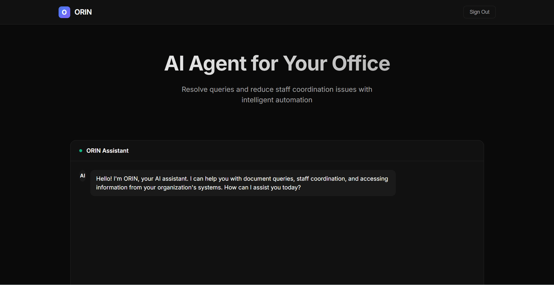 ORIN Tri-Sense AI screenshot 1